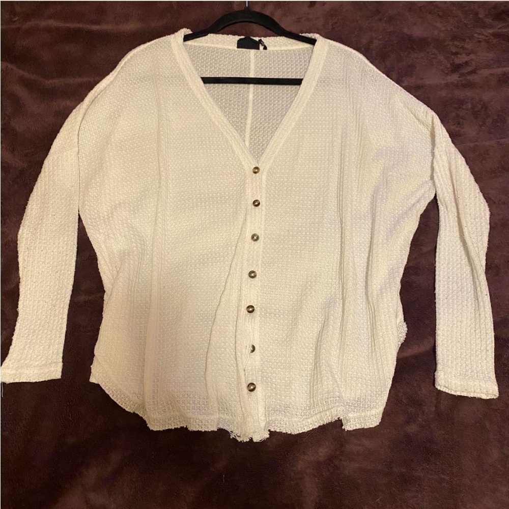 White Button Up Blouse *